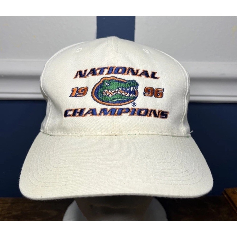 University Of Florida Gators Vintage SnapBack Hat 1996 National Champions UF